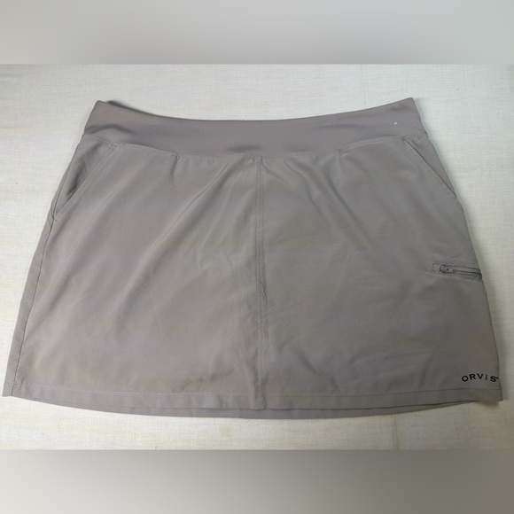 Orvis Dresses & Skirts - Orvis Women’s Grey Sport Skirt with Inside Shorts Women’s Size XXL